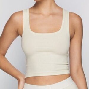 SKIMS Cotton Rib Tank (S) - Bone
